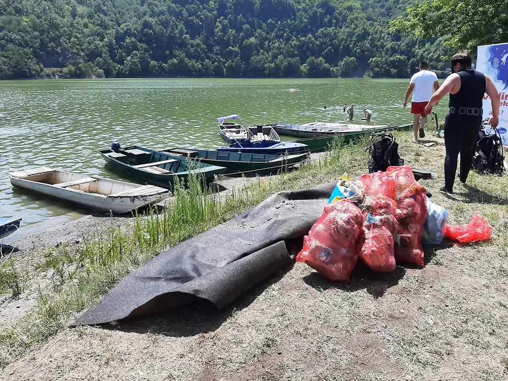 ronioci čiste jezero, jezero, vodena površina, ronoci